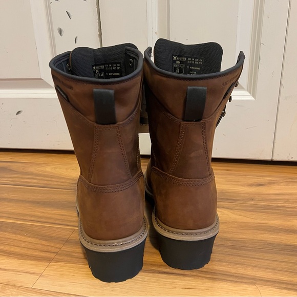 Irish Setter Mesabi Waterproof Leather Safety Toe Puncture Resistant Logger Boot - Picture 7 of 9